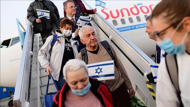 פליטים מאוקראינה נוחתים בישראל, 06.03.22