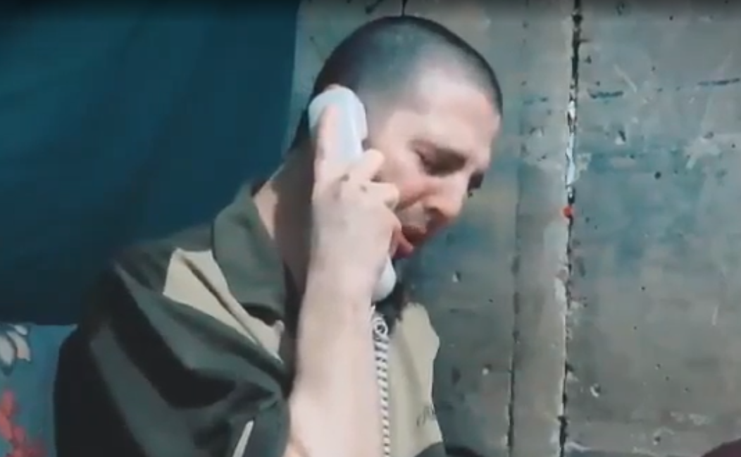 החטוף אלקנה בוחבוט בסרטון שפרסם חמאס