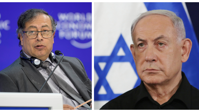 ראש הממשלה בנימין נתניהו, נשיא קולומביה גוסטבו פטרו