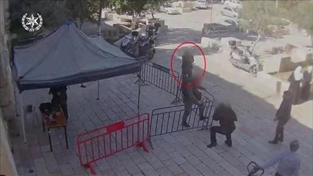 תיעוד פיגוע הירי בעיר העתיקה בירושלים 06.02.20