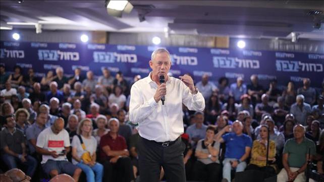 בני גנץ בכנס בנס ציונה 14.8.19