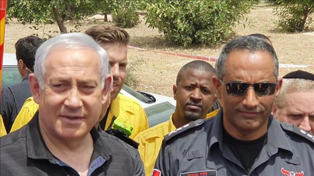 בנימין נתניהו בהערכת מצב בגל השריפות