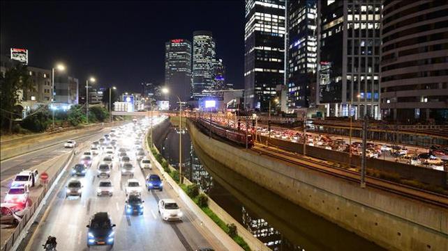 נתיבי איילון בפקקים בגלל הסגר השלישי 27.12.20