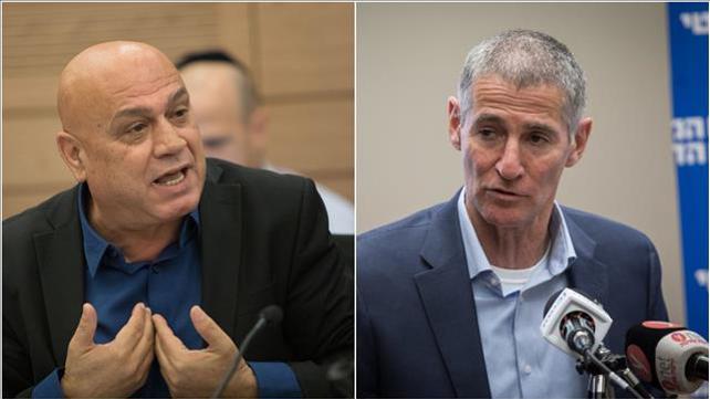 חברי הכנסת יאיר גולן ועיסאווי פריג'