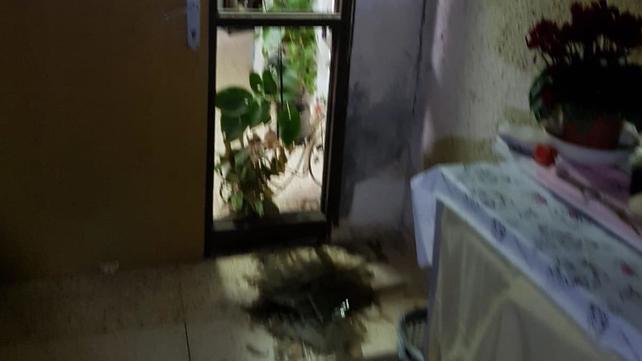 בלון תבערה התפוצץ ליד בית