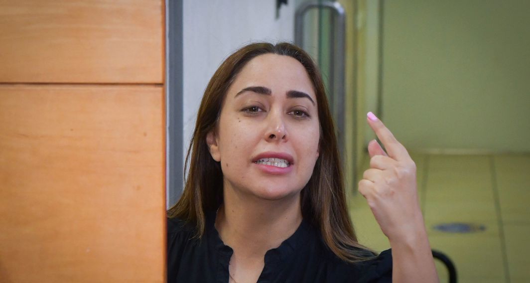 השרה מאי גולן בבית המשפט המחוזי בראשון לציון, השבוע