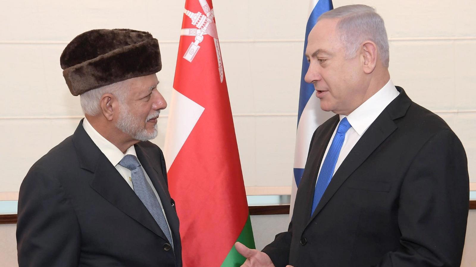 רה"מ בנימין נתניהו ושר החוץ של עומאן יוסף בן עלאוי
