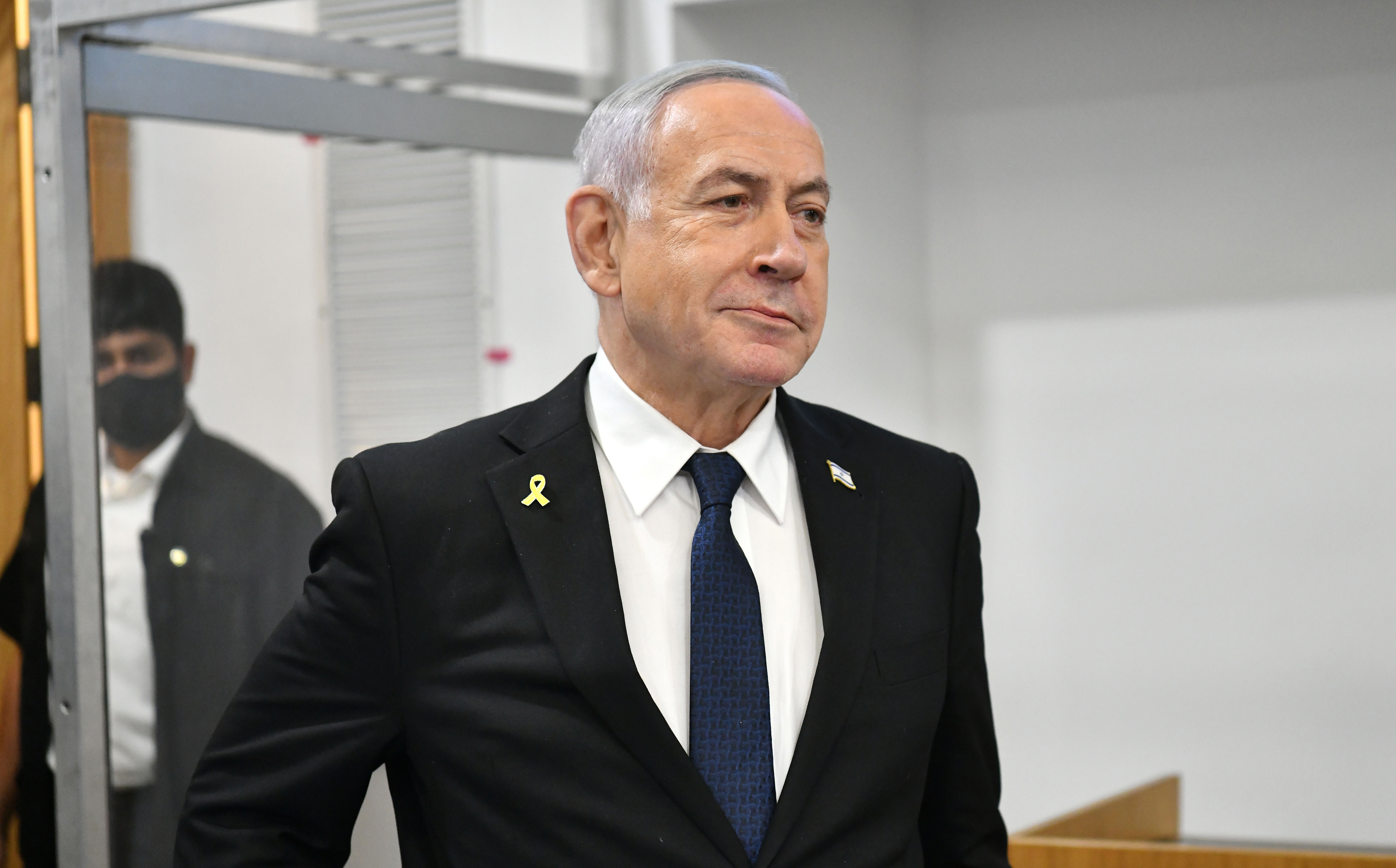 נתניהו באולם בית המשפט