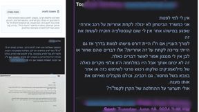 התכתובות עם משרד הביטחון והקרן לסיוע