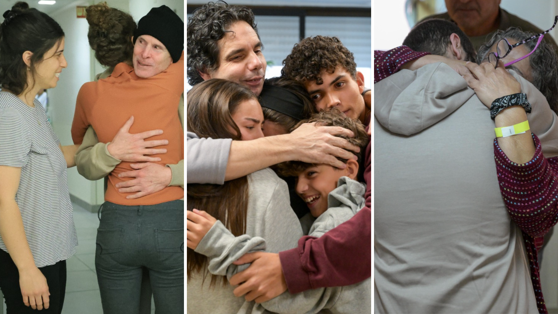 ירדן ביבס, עופר קלדרון וקית' סיגל מתאחדים עם בני משפחתם