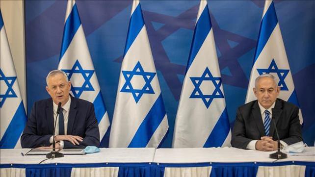 בנימין נתניהו ובני גנץ