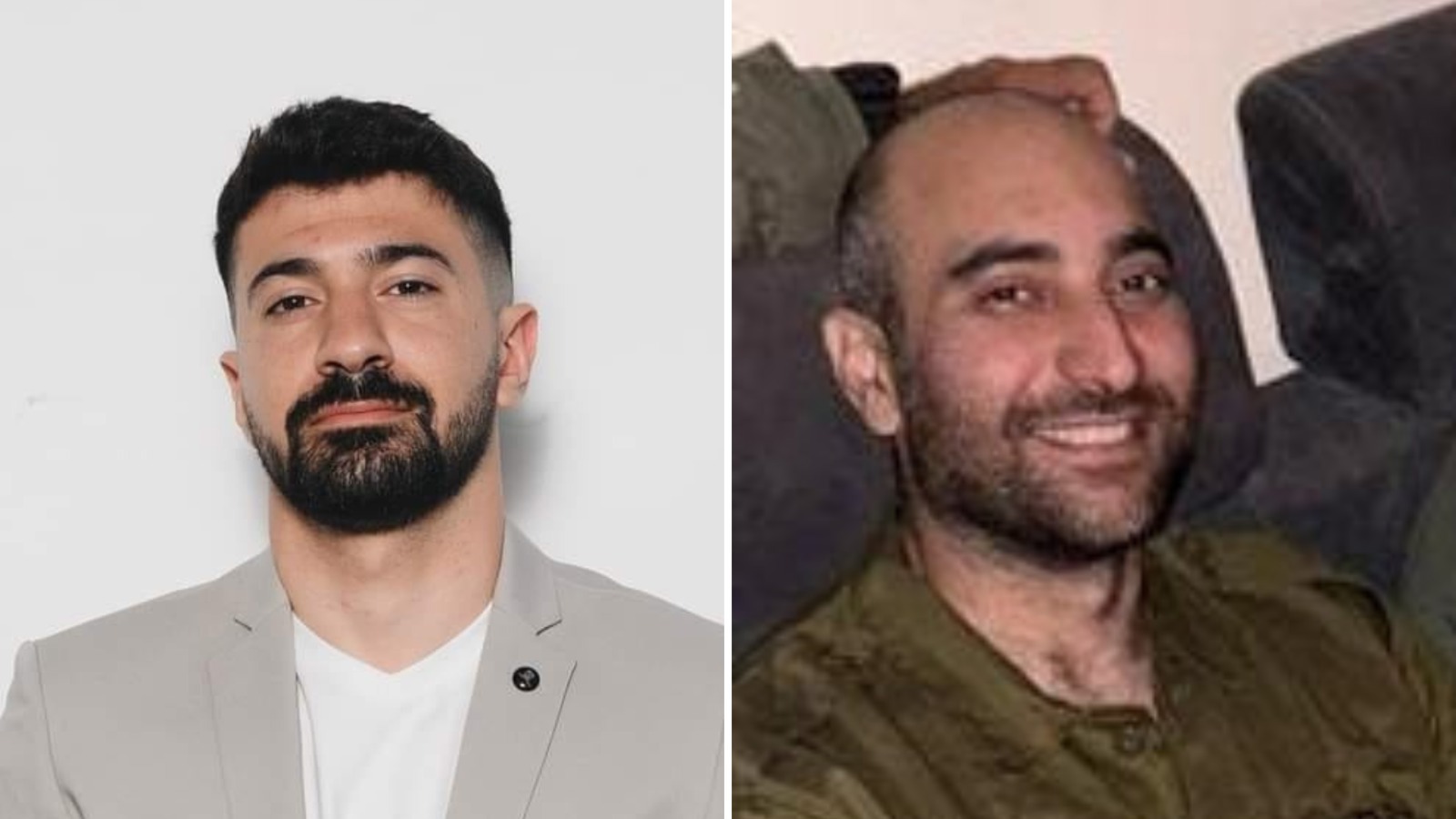 רס"ם במילואים אלירז גבאי ורס"ל במילואים ליאב סעדה 