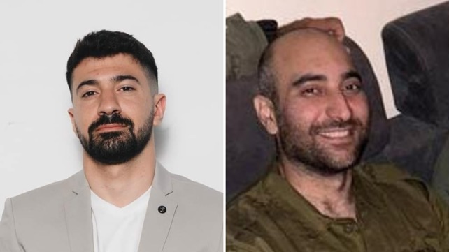 רס"ם במילואים אלירז גבאי ורס"ל במילואים ליאב סעדה 