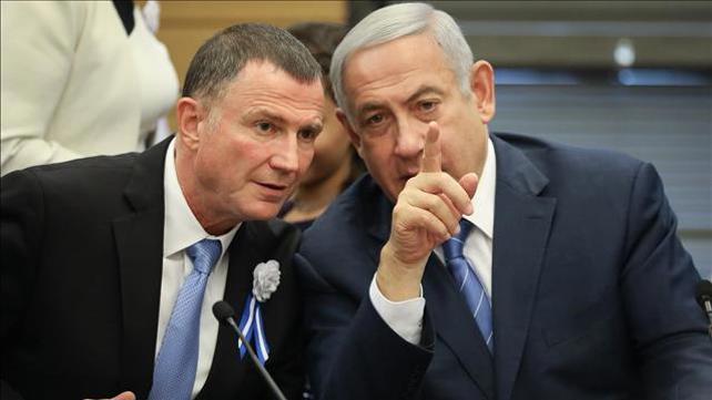 בנימין נתניהו ויולי אדלשטיין