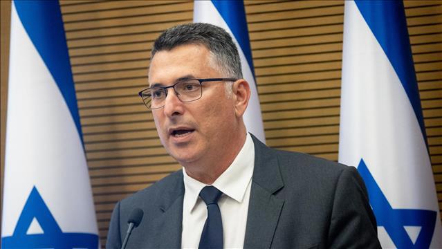 יו"ר תקווה חדשה גדעון סער בישיבת סיעה 26.07.21