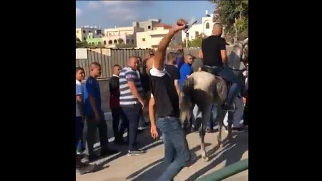 תיעוד ירי בחתונה בג'סר א-זרקא, ב-14.6.19