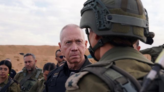 שר הביטחון יואב גלנט בביקור בגבול רצועת עזה, 08.12.23