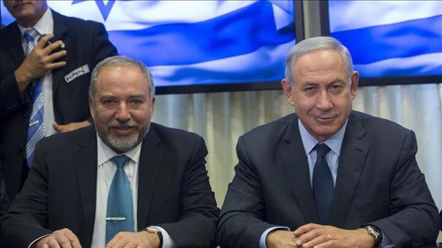 בנימין נתניהו ואביגדור ליברמן