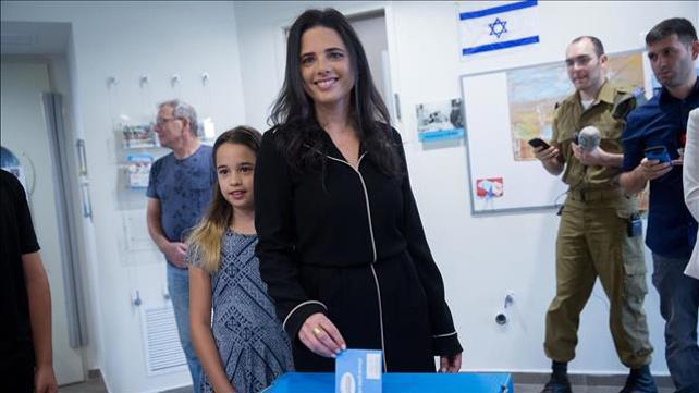איילת שקד מצביעה בבחירות 17.09.19
