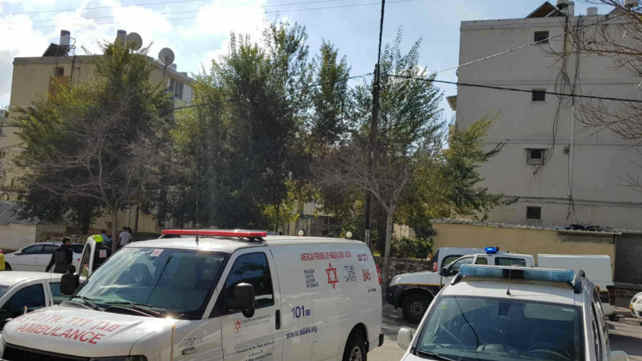 זירת האירוע באשקלון
