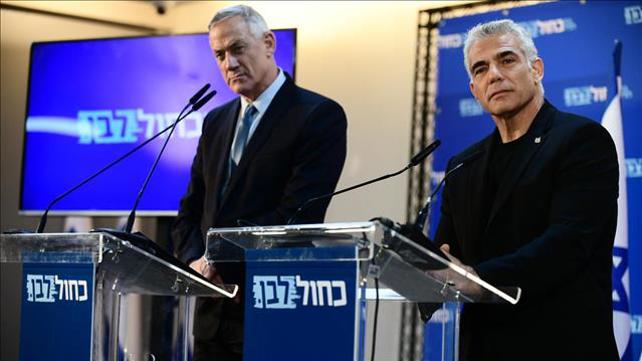יאיר לפיד ובני גנץ