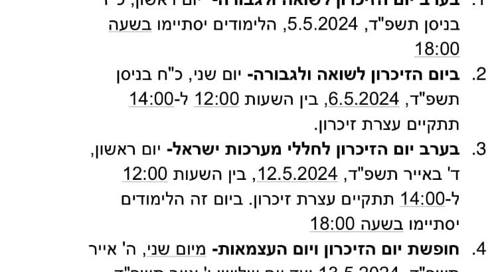 ההחלטה המקוממת של בר אילן: למרות טקסי הזיכרון - הלימודים יתקיימו כסדרם