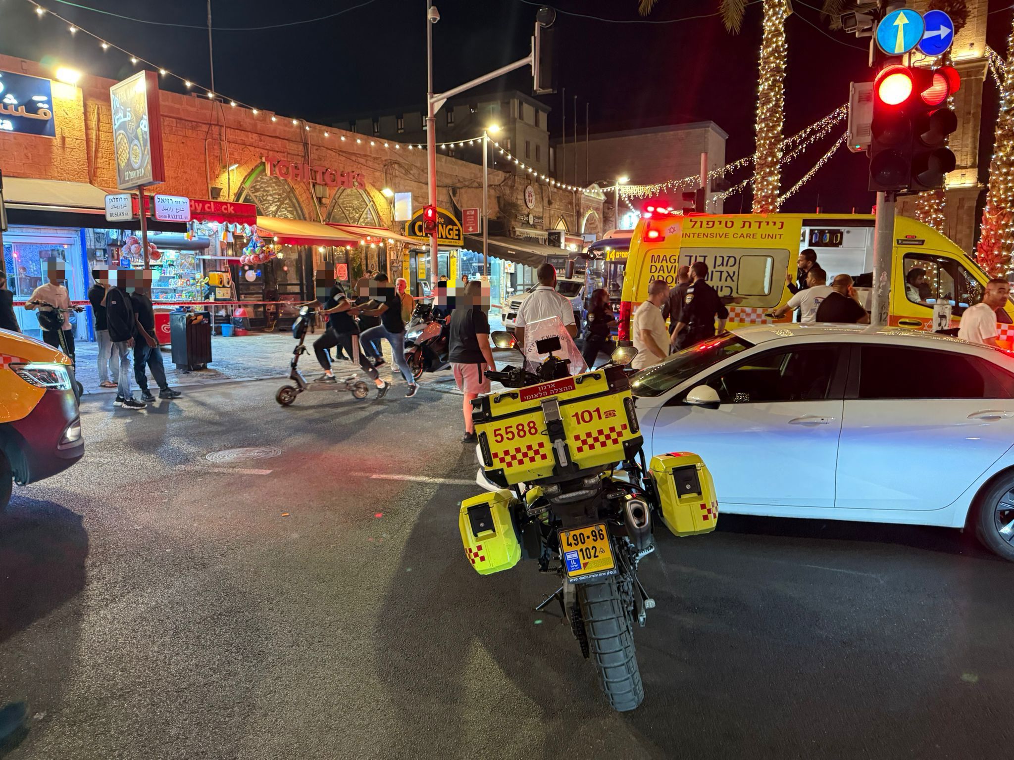 זירת הירי ביפו