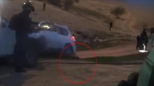 תיעוד מזירת האירוע באום אל חיראן, ינואר 2017