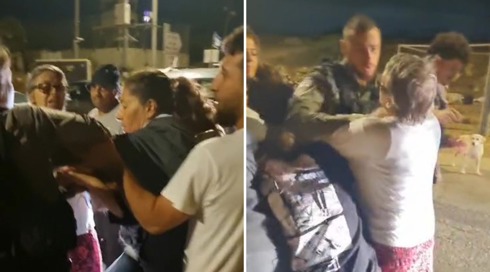 תיעוד: פינוי אלים וחסימת כבישים לנסיעת פלסטינים בצפון השומרון