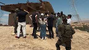 מתוך תיעוד סיור שקיימה חברה פרטית בבסיס צה"ל בבקעת הירדן