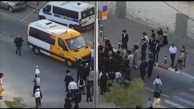 מחאת חרדים בירושלים נגד חילול שבת