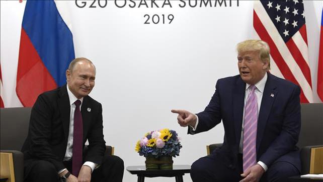 דונלד טראמפ וולדימיר פוטין ב-G20