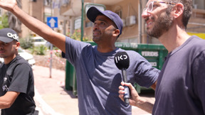הבית נהרס - ומה עכשיו? שאול אמסטרדמסקי עם משפחת ברקת שביתה נפגע במטח