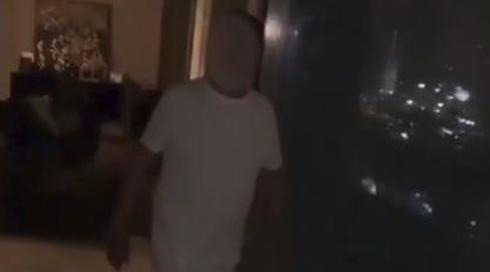 השליכו צלחות מבניין רב קומות בתל באביב ונעצרו