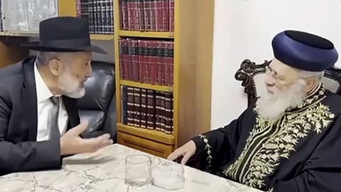יצטרף לקמפיין הבחירות: הרב יצחק יוסף נבחר להנהיג את מפלגת ש