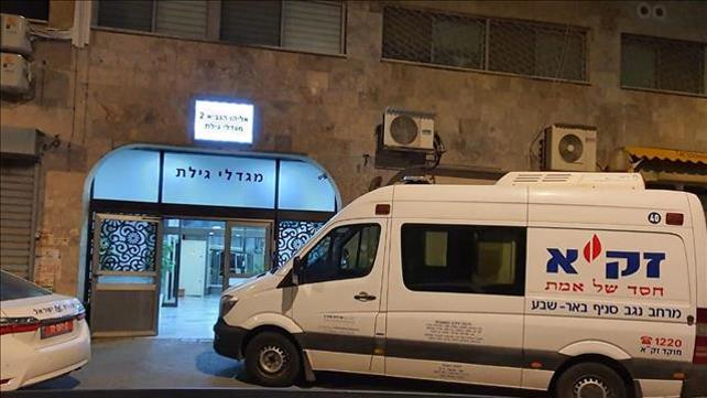 הבניין בו נמצאה גופתה של ניצולת שואה בבאר שבע. אפריל 2020