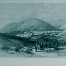 שכם, דייוויד רוברטס 1843, נחלת הכלל ריבוע