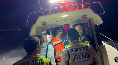 אחרי שעות של חיפושים: אותרו הנעדרים בכנרת (1)