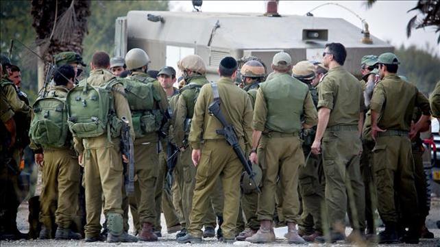 אילוסטרציה חיילי מילואים ( מילואימניקים בגבול עזה, 2014)