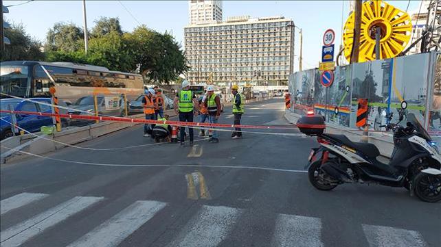 בולען אבן גבירול תל אביב