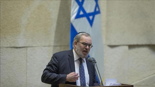 ח"כ יעקב אשר מיהדות התורה, במליאת הכנסת 2016