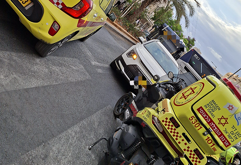 זירת תאונת דרכים קטלנית במודיעין עילית