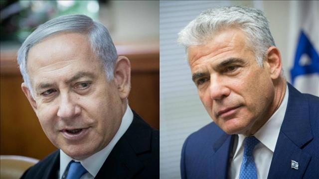 בנימין נתניהו ויאיר לפיד