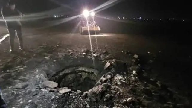 התקיפה בנמל התעופה של חלב בסוריה