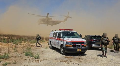 יותר מעשרה פצועים ממטח שנורה מרפיח לכרם שלום, אחד באורח אנוש