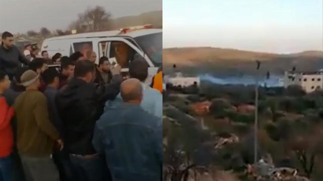 מתנחלים ירו בפלסטיני ליד עדי עד