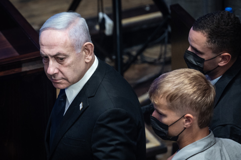 נתניהו בפתיחת מוזיאון בכנסת בשבוע שעבר