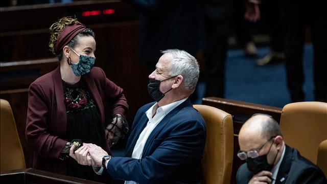 בני גנץ ועידית סילמן
