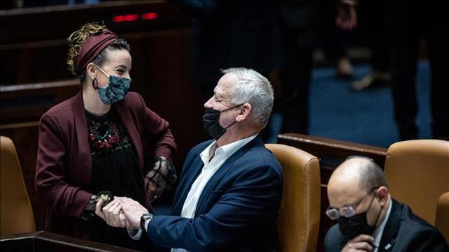 בני גנץ ועידית סילמן