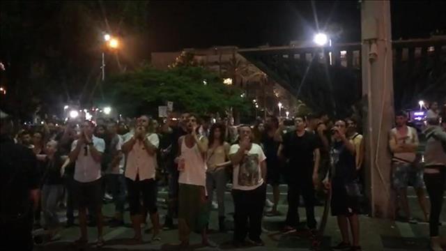 מחאה נגד ביטול מסיבת טבע 08.06.19